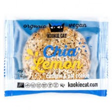 Galletón Orgánico de Chía Limón Vegano 50g | Kookie Cat